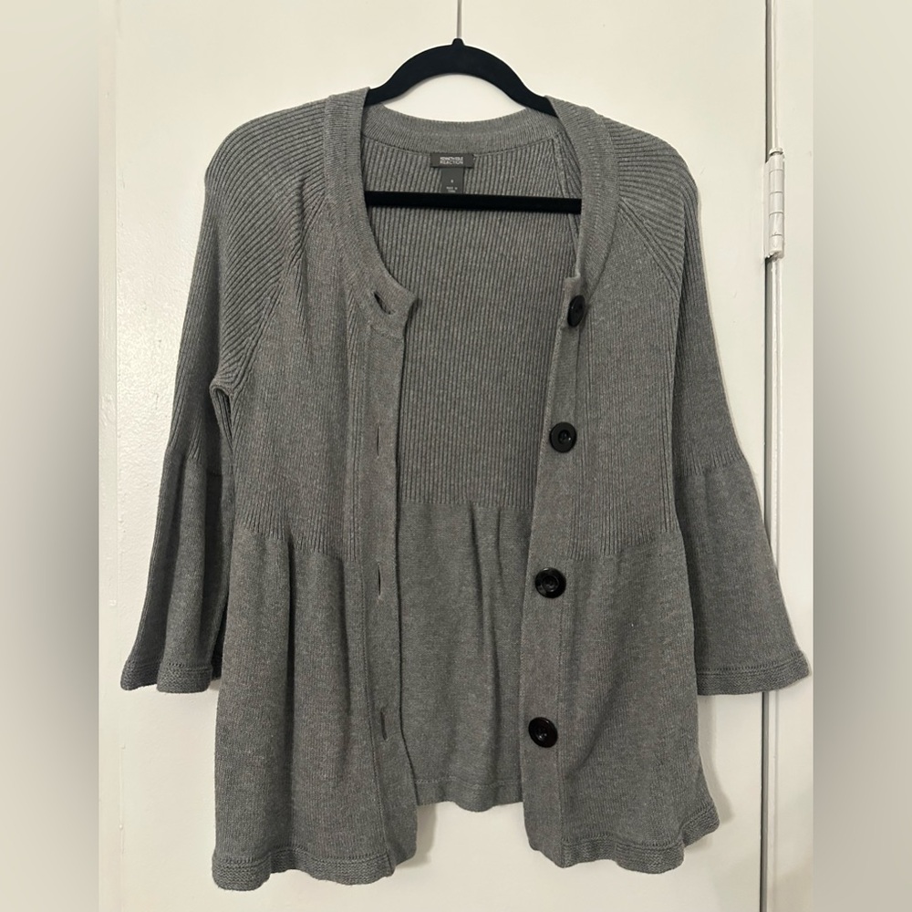 Kenneth Cole Reaction Charcoal Cardigan